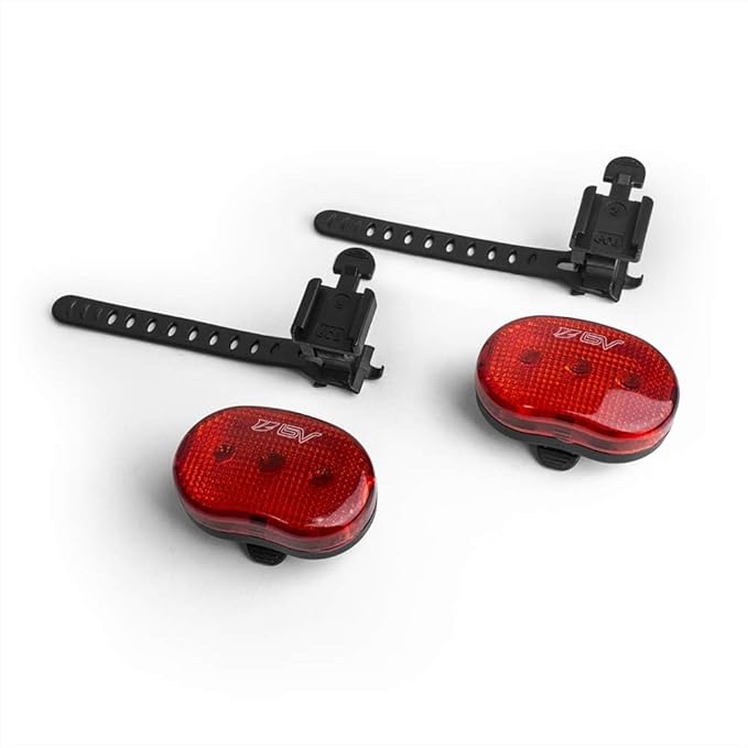 BV Bike Lights for Night Riding LED Bike Tail Light - Bicycle Light Battery-Powered/Rechargeable - Rear Bike Light Weather Resistant - Visible Up to 1500ft Bicycle Tail Light LED Bike Light