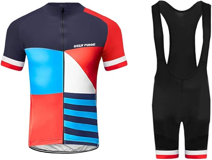 UGLY FROG Cycling Jersey Short Sleeve Men MTB Bike Clothing Road Bicycle Shirts Shorts Padded Pants DXMX01