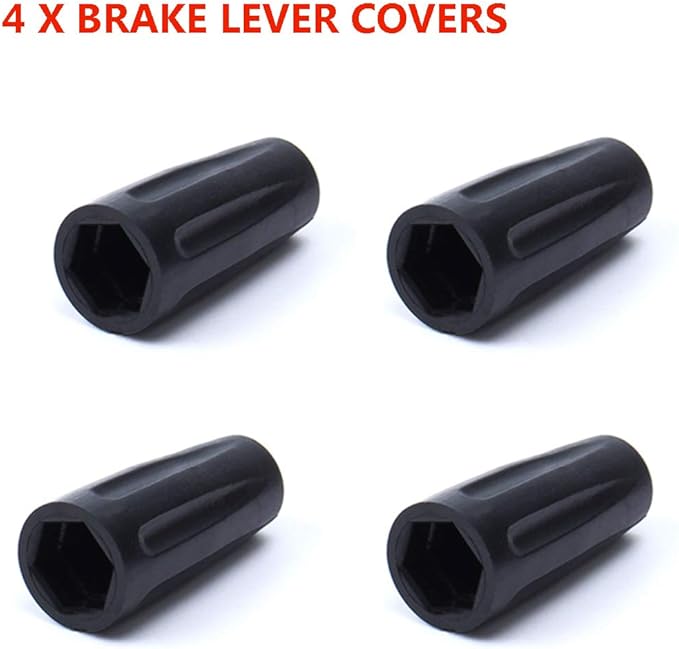 Farbetter 2500mm Bicycle Hydraulic Disc Brake Hose Complete Kit for Shimano BH59 System Included 4PCS Lever Covers, 4PCS Compression Nuts, 6PCS Protective sleeves, 5PCS Oliver and 5PCS Inserts (Black)