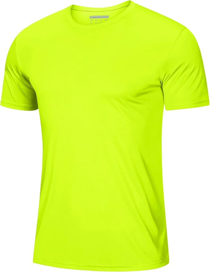 MAGCOMSEN Men's Short Sleeve UPF 50+ T-Shirt Quick Dry Workout Athletic Running Swim Tops Tee Rash Guard Performance Shirts