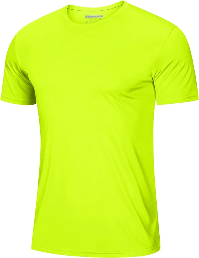 MAGCOMSEN Men's Short Sleeve UPF 50+ T-Shirt Quick Dry Workout Athletic Running Swim Tops Tee Rash Guard Performance Shirts
