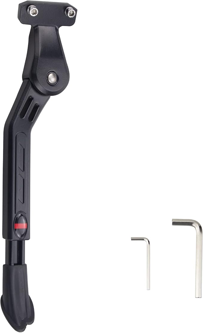 WEEROCK Adjustable Rear Bike Kickstand Aluminium Alloy Kick stand Fits For 22/24/26/28 Inch Mountain bike,Road bicycle,MTB,E-Bikes