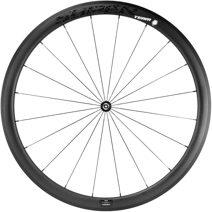 SUPERTEAM Carbon Road Bike Wheelset 40mm Tubeless Ready Rim 25mm Wide Straight Pull Sapim CX-Ray Spoke
