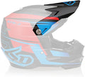 6D Helmets | ATR-2 (2024 - Newer) Motorcycle Helmet Replacement Visor | Mach Blue Red Black