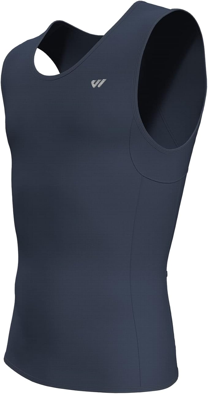 Lo.gas Sleeveless Cycling Jersey Men, Biking Base Layer Breathable and Lightweight with Back Pocket Sports Vest