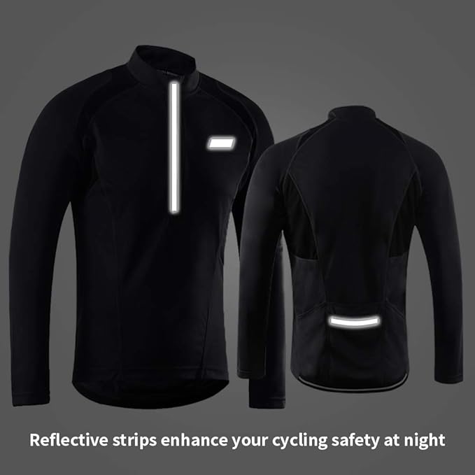 Cycling Jersey Men Bicycle Shirt Short and Long Sleeve MTB Road Biking Jersey with Pockets