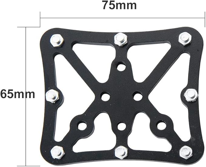 Clipless Clip-in Platform Adapter Pedal for Shimano SPD Pedals Aluminum Alloy Bike Pedal Adapter