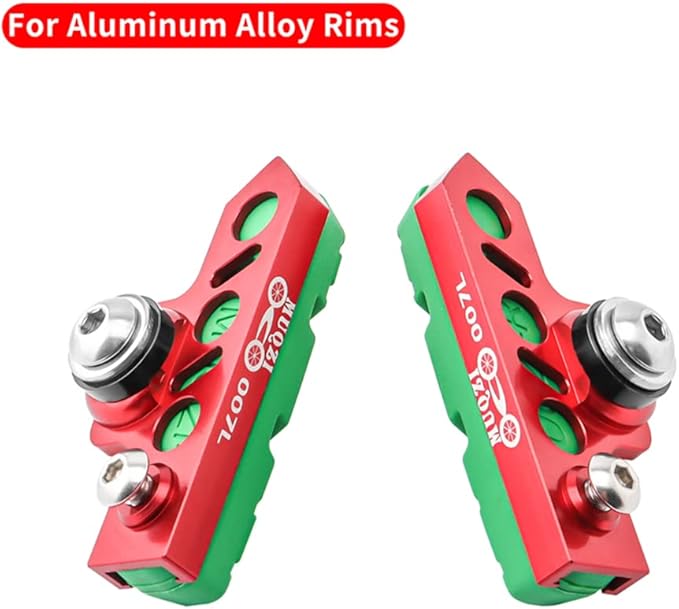 Bicycle C Caliper Extended Brake Pad (Set of 2) Bike Wear-Resistant Replaceable Aluminum Alloy Rim Brake for Road Bike,MTB,Folding Bike