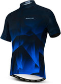 Men's Cycling Jerseys Wolf Print Bicycle Shirts Summer Road Bike Clothes Quick Dry Breathable