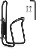 USHAKE Water Bottle Cages, Basic MTB Bike Bicycle Alloy Aluminum Lightweight Water Bottle Holder Cages Brackets(2 Pack- Drilled Holes Required)