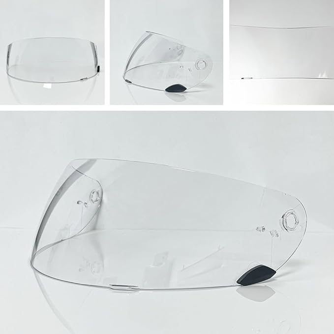 Qualifier DLX Helmet Visor,UV Protection Motorcycle Helmet Face Shield Compatible with Bell Qualifier DLX Mips/Qualifier/Star/Vortex/RS-1/RS-2/Revolver(Clear)