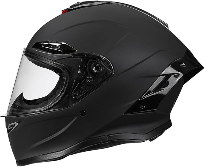 Full-face Helmet Biker Helmet ABS with EPS Cushion Liner Removable Washable 8 Air Vent Free Switch Long and Short Lens Replacement for Adult Unisex