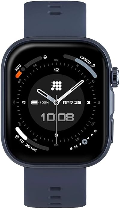 Cubitt Viva 2 Smartwatch, 1.85” AMOLED, Phone-Connected GPS, VITA AI Assistant, AI Coach, Health Monitoring, Sleep Score, 100+ Sports Modes, 3ATM Water Resistant, 8-Day Battery