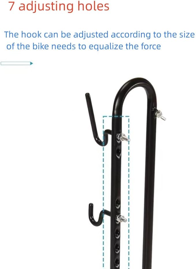 Bike Stand Floor Stand Bicycle Type Parking Rack Vertical Bracket for Bicycles, 3-in-1 Parking Maintenance and Storage Function, are Suitable for All Kinds of Mountain Bikes and Road Bikes