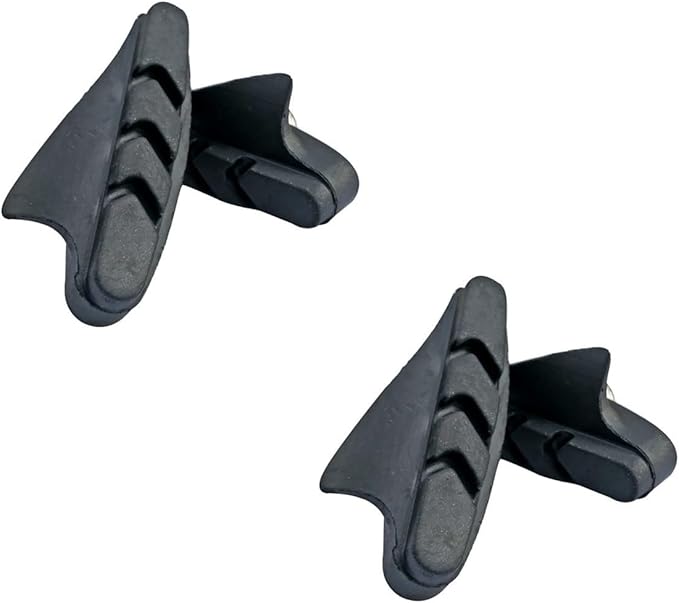 2 Pairs 55mm C Brake Blocks for Bicycle Brake Pads Set, Front and Rear Rubber Pads Compatible with Mountain Road Folding Bike