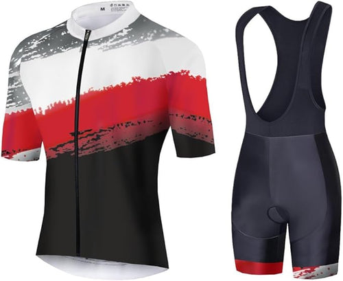 2021 Men Pro Racing Team MTB Cycling Short Sleeve Jersey Shorts Set