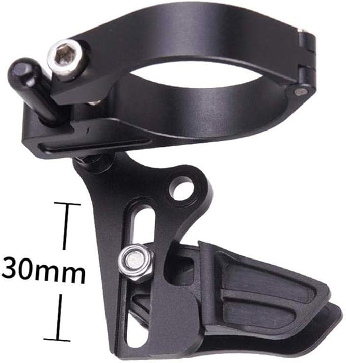 Chain Guide Mountain Bike, CYSKY MTB Chain Guide Direct Mount Chainring Guard Perfect for Most Bicycle Road Bike Mountain Bike BMX Fixie (Alloy Aluminum, Black)