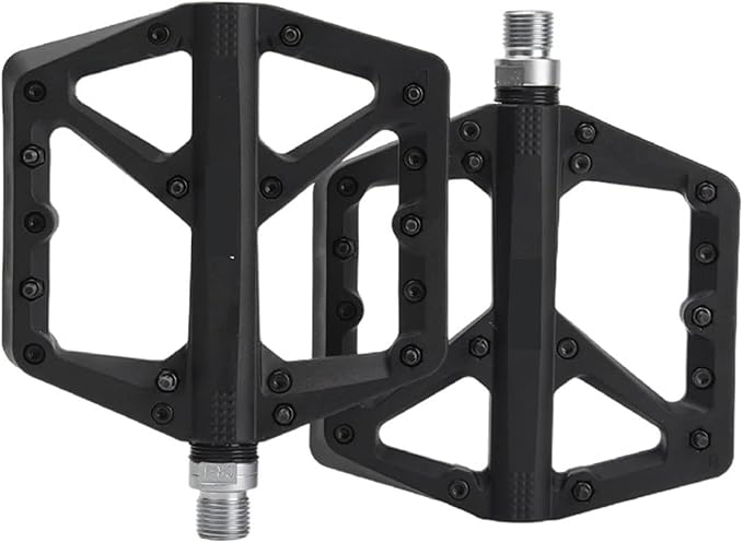 Wheel Speed Sensor Bike Pedals Nylon Platform Footrest Flat Mountain Bike Paddle Grip Pedalen Bearings Footboards Cycling Hold ABS Wheel Speed Sensor Front