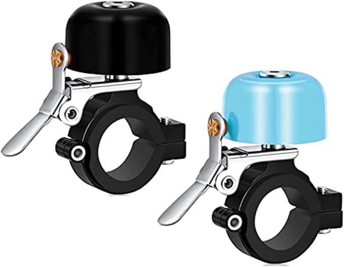 Greallthy Bike Bell Classic Brass Bicycle Bell,Bike Bells for Adults Kids, Loud Retro Bell for Road & Mountain Bikes, Universal Handlebar Fit