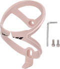 Bicycle Water Bottle Holder Cage Streamlined Design for Outdoor Cycling Road Mountain Bikes (Pink)