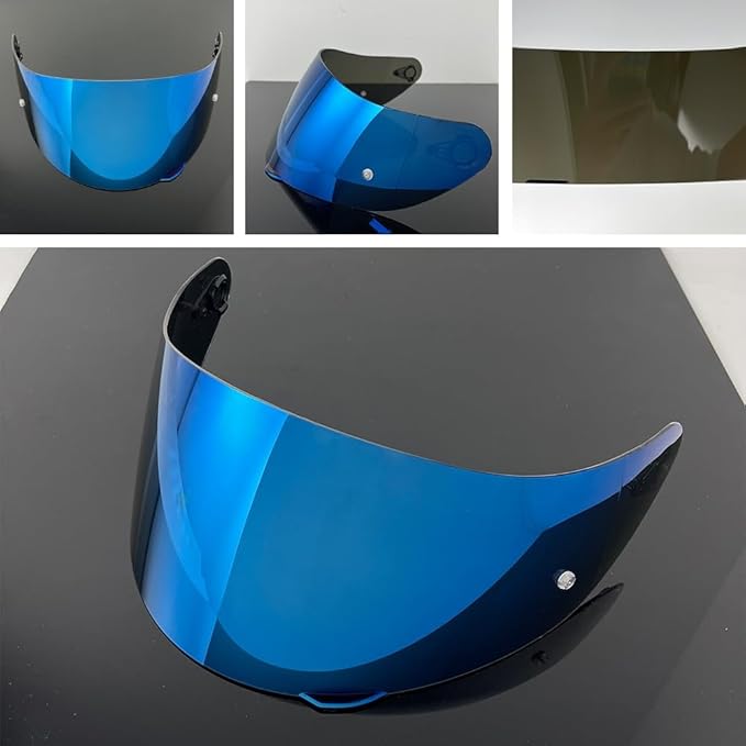 902 Helmet Visor Replacement. Helmet Face Shield UV Protection Compatible with ILM 902,902L,902BT (Revo Ice Blue-Day Use Only)