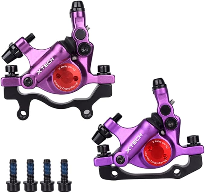 Zoom XTECH HB100 Mountain Bike Hydraulic Line Pulling Disc Brakes Electric Folding Car Mountain Road Bike Line Pull Oil Brake Disc Brake Set