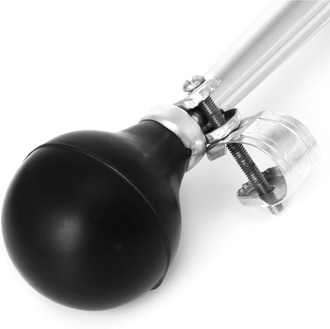 1Pc Retro Bike Horn - Metal Trumpet Loud Honk Bicycle Bell, Universal Handlebar Mount for Commuter Cruiser & Road Safety