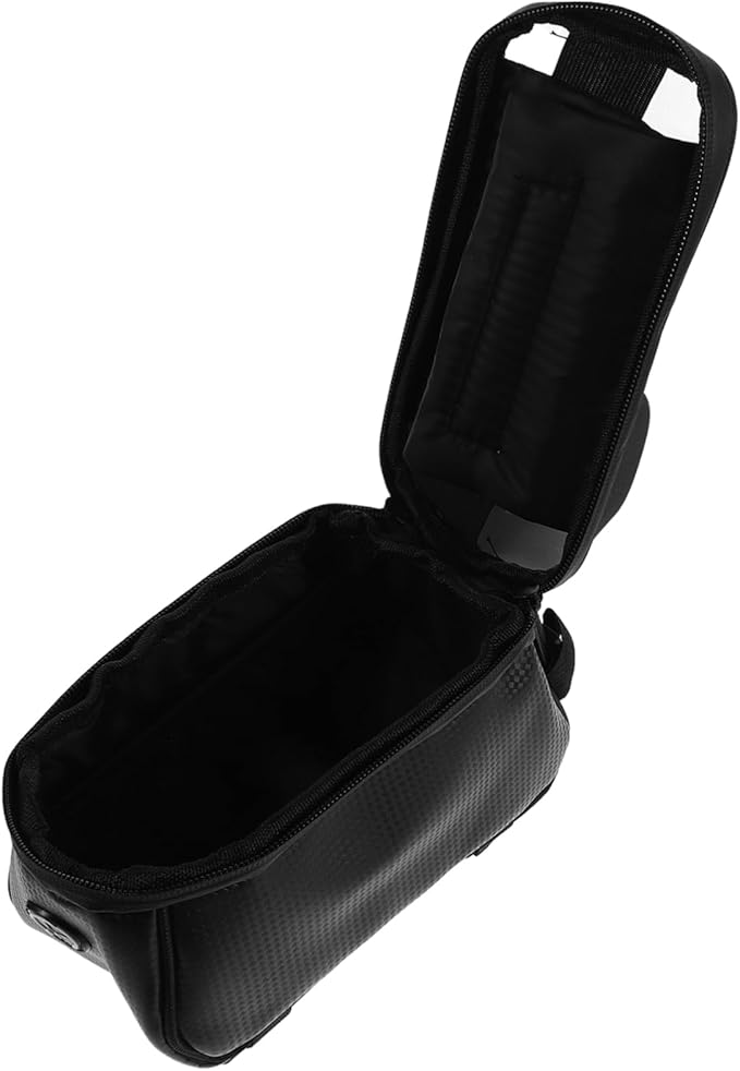 Front Frame Bag Versatile Mountain Bike Top Tube Storage Pouch for Phone and Essentials Rainproof Design for Outdoor Cycling Adventures
