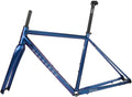 Gravel Road Bike Frameset 700C Aluminum Alloy Disc Brake Frame 44/47/50/53/56cm Carbon Fiber Fork Thru-Axle F100*12mm R142*12mm Internal Routing