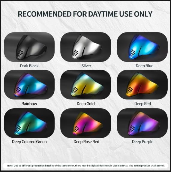 PSLER IC-06 visor- Icon Airflite Face Shield Motorcycle Helmet Visor Accessories Replacement for Icon Airflite IC-06，Silver