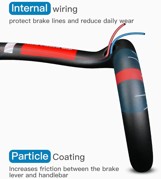 Alfa Pasca Aero Handlebars for Road Bike Carbon Racing Bicycle Handlebars Drop Bars Lightweight 31.8 UD Glossy/Matte 400/420/440mm