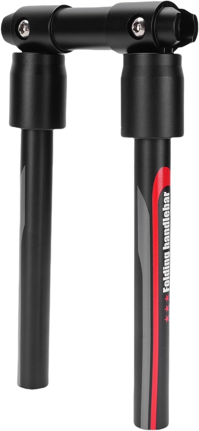 Foldable Bike Handlebars, Space Saving Quick Release Design, Aluminum Alloy Handlebar for Mountain Bikes Scooters Commuters Outdoor Riding Storage
