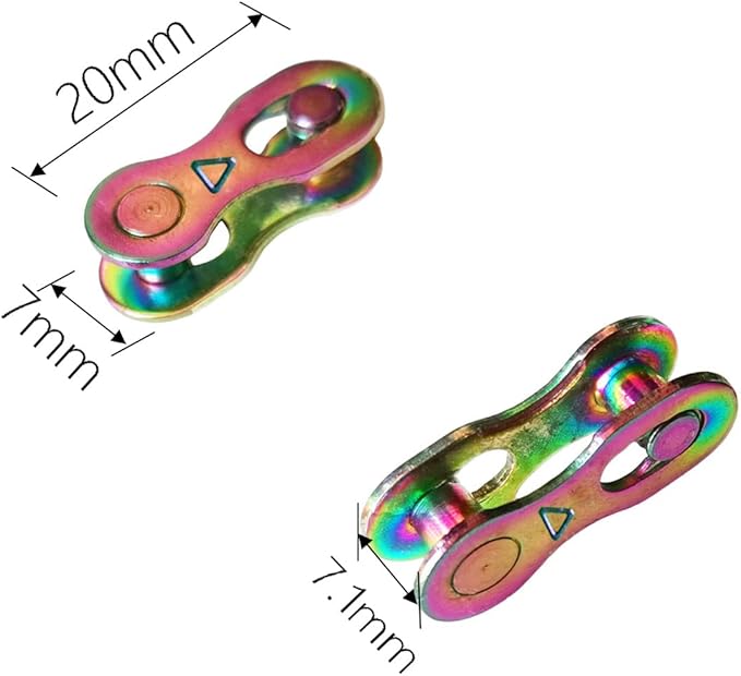 4 Pairs Bicycle Missing Link 1/6/7/8/9/10/11/12 Speed Chain Reusable Steel Bike Chain Link