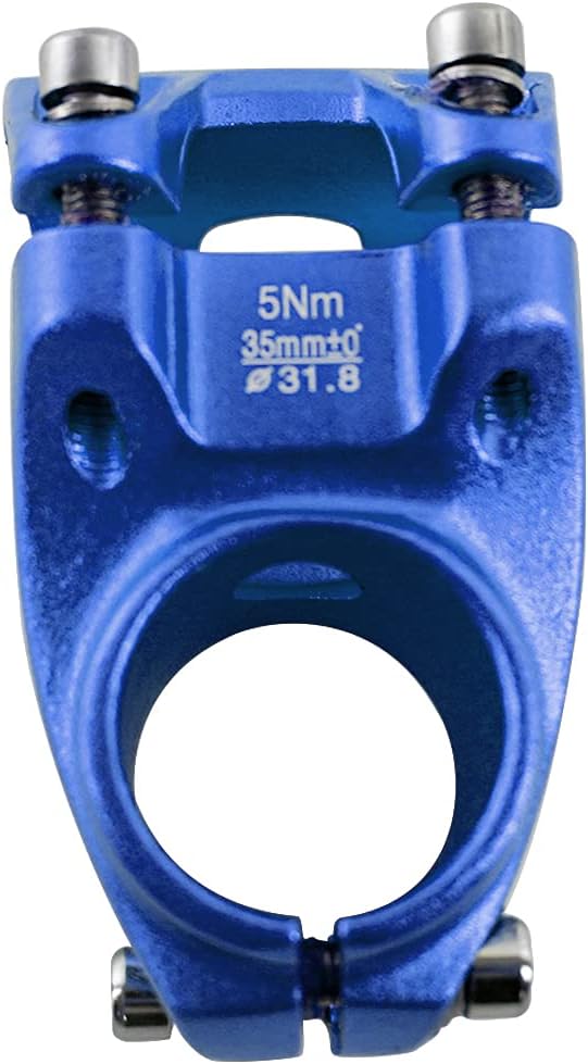 JGbike 31.8mm MTB Bike stem 35mm Length, Aluminum Alloy Stem for Mountain Bike Bicycle MTB XC Trail DH,e-Bike, Fat Bike Bicycle Handlebar