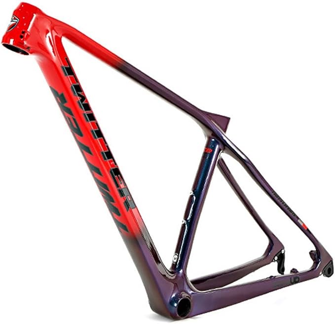 27.5/29er Hardtail Mountain Bike Frame 15'' 17'' 19'' Carbon Bike Frame Disc Brake Thru Axle 12 * 142mm Max for 2.25'' Tires XC(29 * 17'')