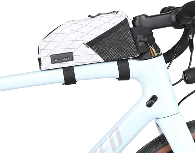 Rhinowalk Bicycle Top Tube Bag Bike Front Frame Bag Waterproof Extra Long Cycling Accessories Upper Pipe Nylon Pouch Pack for Mountain Road Bike