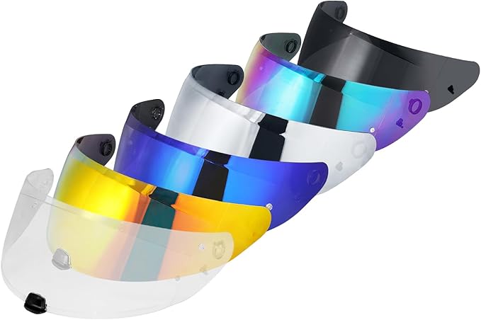 HJ-31 Shield Replacement, HJ-31 Visor Face Shield Compatible With I10/I70 Motorcycle Helmet Visor Accessories (Clear)