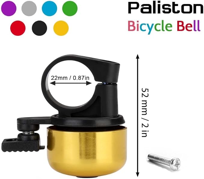 Bike Bell Bicycle Bell Crisp Sound for Adults Kids Boys Girls