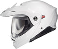 ScorpionEXO AT960 Modular Adventure Street Motorcycle Helmet with Bluetooth Ready Speaker Pockets DOT ECE Approved Solid (Gloss White X-Large)