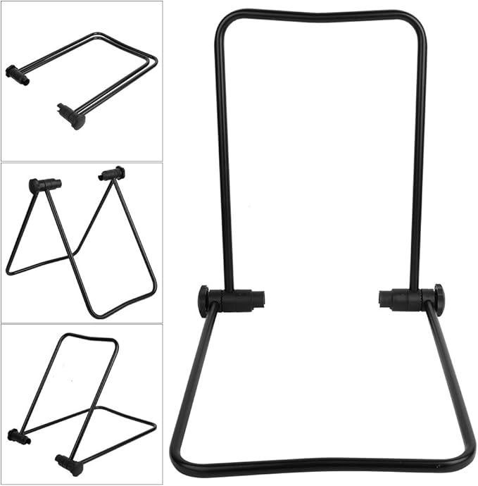 Cocoarm Repair Stand Floor Type Parking Rack Stand Floor Parking Rack Adjustable Height, Foldable Mechanic Repair Rack Stand for Storage