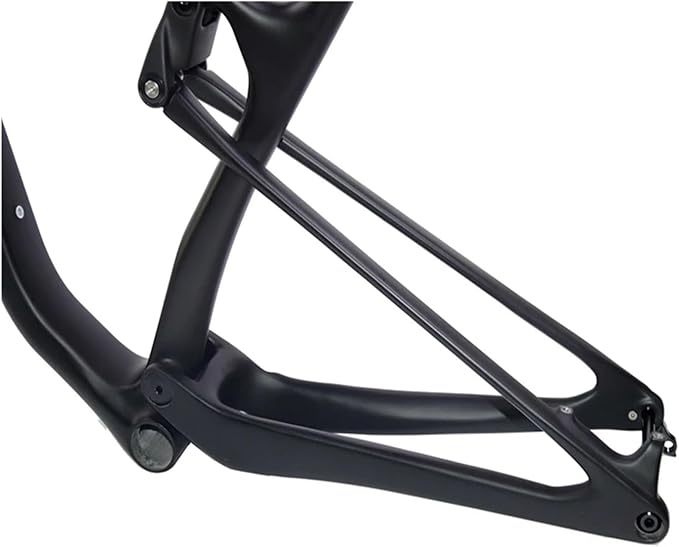 Cross Mountain Bicycle Fully Suspension Full Carbon Fiber Frame Thru Axle Disc Brake MTB 29er(17er Frame Shock Set)