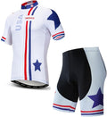 Cycling Jersey Men Set Road Short Sleeve Quick Dry Bike Padded Cycling Clothing Suit Bicycle Wear Summer