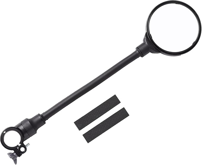 Bike Mirror,Adjustable Rotatable Rear View Bicycle Mirror,Handlebar Rear View Mirror for Mountain Road Bike Bicycle Electric Bike-1 Pack