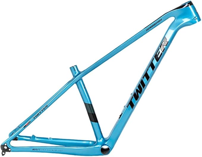 TUJISEK Mountain Bikes Frame Carbon Fiber 15''/17''/19'' Thru Axle 12 * 148mm Boost Mountain Bikes Frame Disc Brake XC Frame Internal Routing for 27.5 29er Wheels