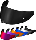 PSLER i10 HJ-31 i70 Visor- i10 Helmet Visor HJ 31Helmet Face Shield motorcycle Shield Accessories Replacement for i10 HJ-31 i70,Dark Black