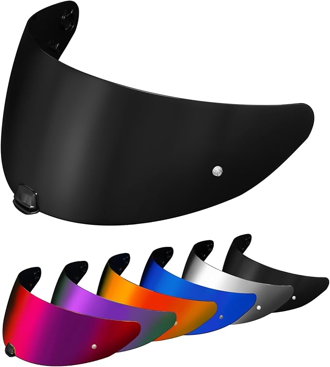 PSLER i10 HJ-31 i70 Visor- i10 Helmet Visor HJ 31Helmet Face Shield motorcycle Shield Accessories Replacement for i10 HJ-31 i70,Dark Black
