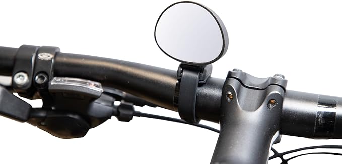 Zefal Spy 15 Mini Bike Mirror – Universal Clip-On Rearview Mirror, 15 cm2 Convex Chrome ABS, 360 Degrees Adjustable, Fits 22–86mm Frames & Handlebars, Lightweight 28g
