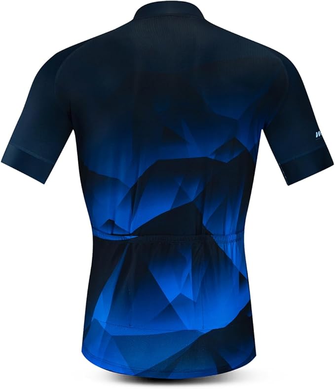 Men's Cycling Jerseys Wolf Print Bicycle Shirts Summer Road Bike Clothes Quick Dry Breathable