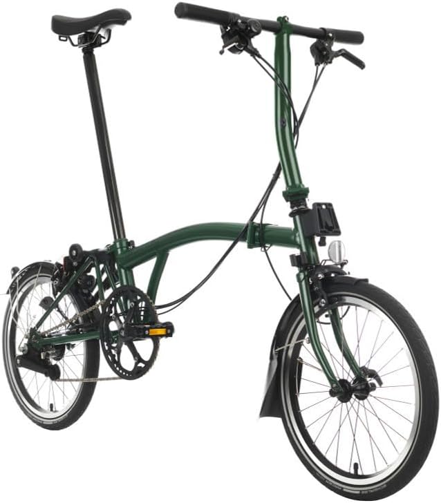 Brompton Folding Commuter Bike C Line 6-Speed | Compact, Lightweight, Urban Bike for Adults