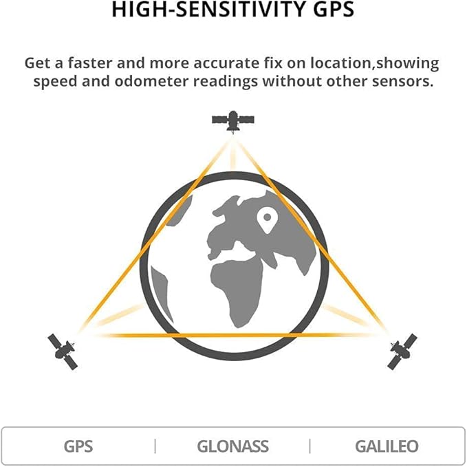 XOSS G+ GPS Bike Computer, Bluetooth ANT+ Cycling Computer, Wireless Bicycle Speedometer Odometer with LCD Display, Waterproof MTB Tracker Fits All Bikes Electric Bike (XOSS APP Support)
